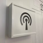 Modem Saklama Kutusu Sürgü Kapaklı 35 X 40 CM