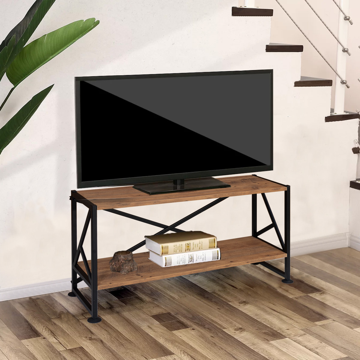 otto-tv-unitesi-atlantik-cam-4.jpg Otto Mini Tv Sehpası-Tv Ünitesi 100 cm - Görsel 1